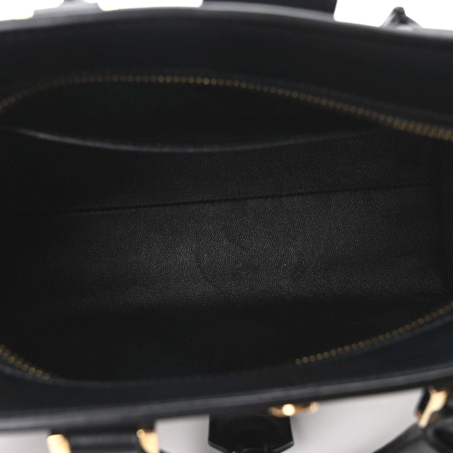 Saint Laurent Calfskin Monogram Baby Cabas Black 5 of 10