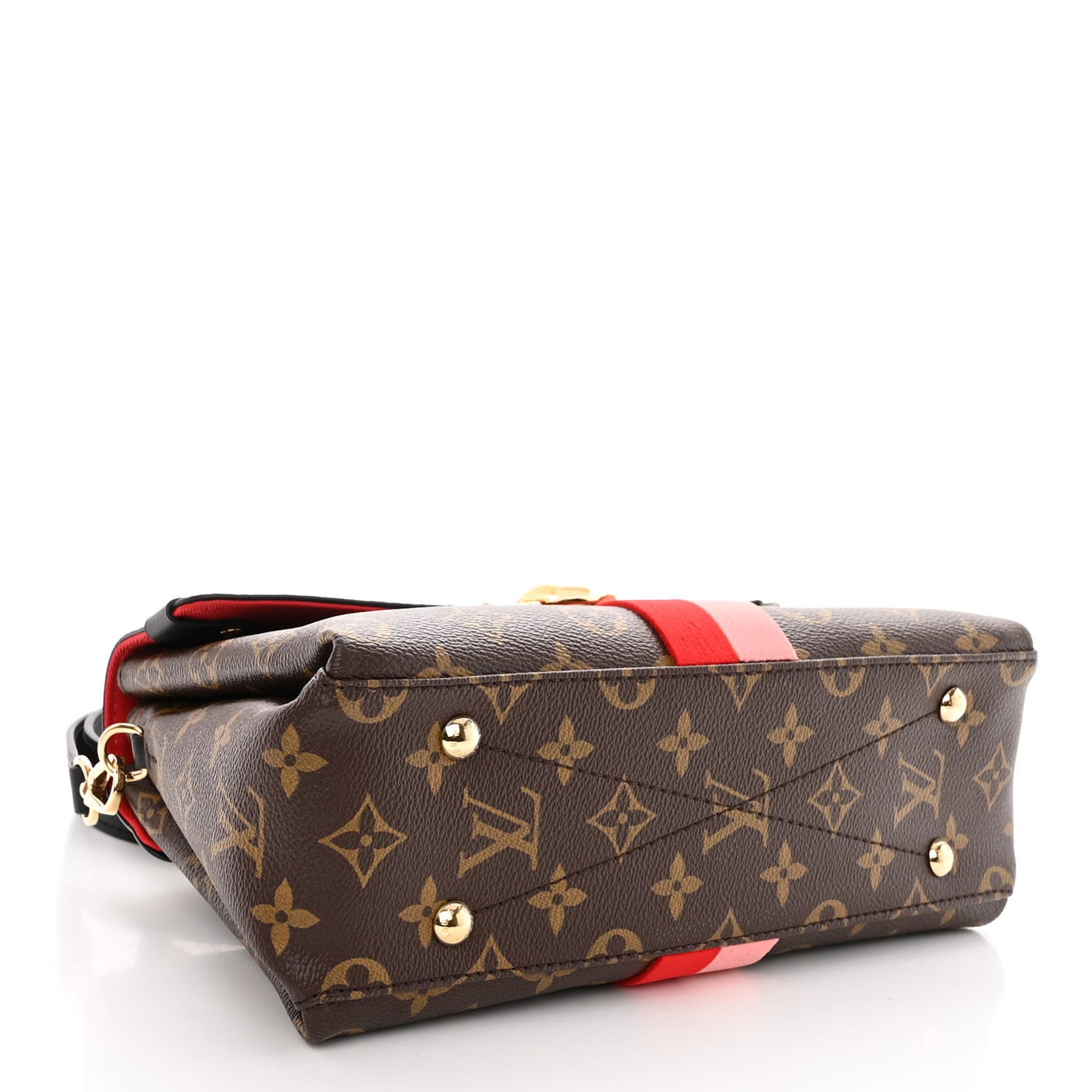 LOUIS VUITTON Monogram Georges BB Coquelicot Peach