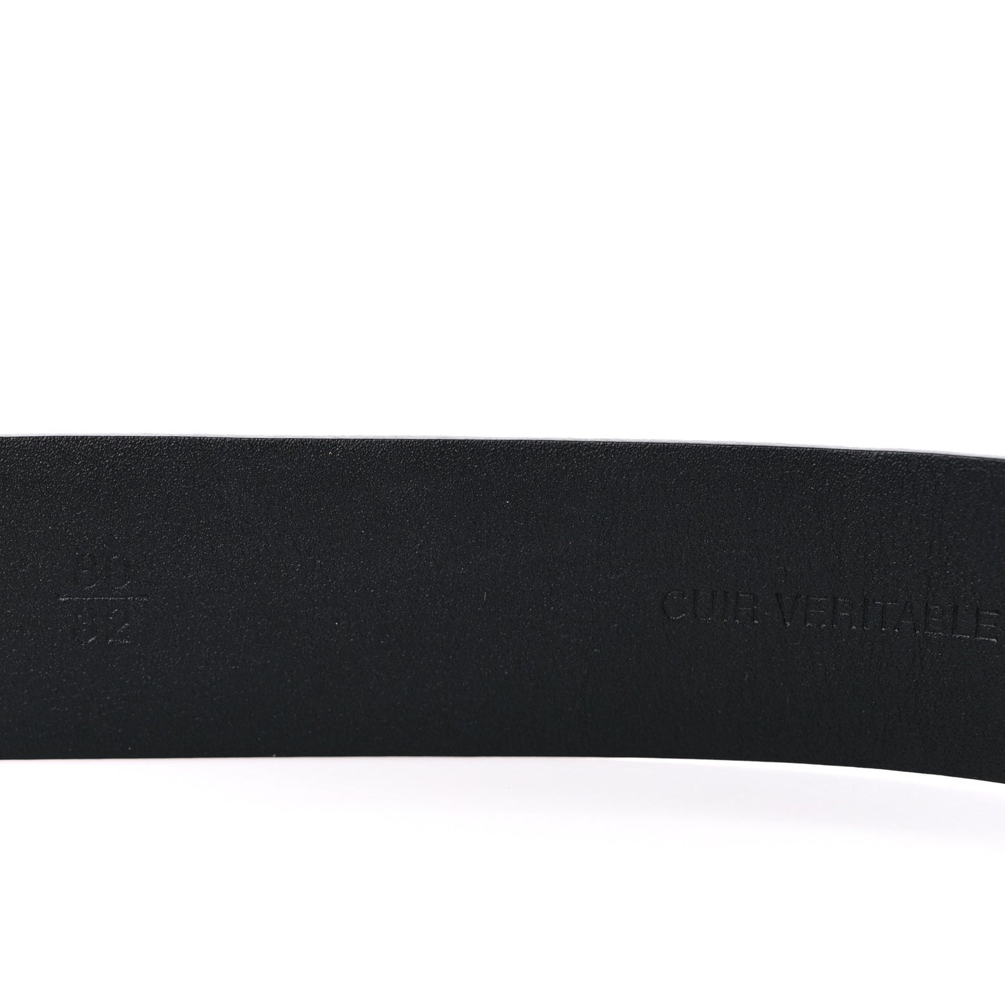 Lambskin Pearl Crystal CC Belt 80 32 Black