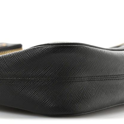 Prada Saffiano Lux Re-Edition 2005 Shoulder Bag Black 11 of 14