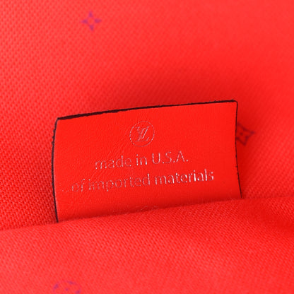 Louis Vuitton Monogram Escale Neverfull MM Rouge 7 of 10