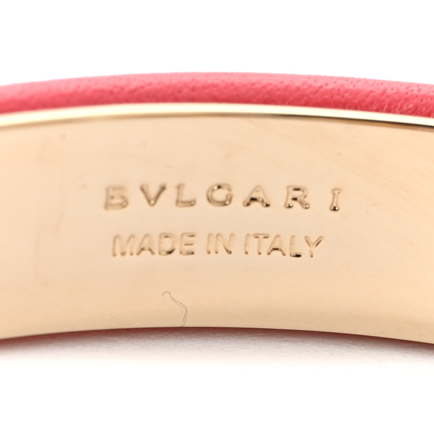 Bulgari Calfskin Serpenti Bracelet Pink 4 of 5