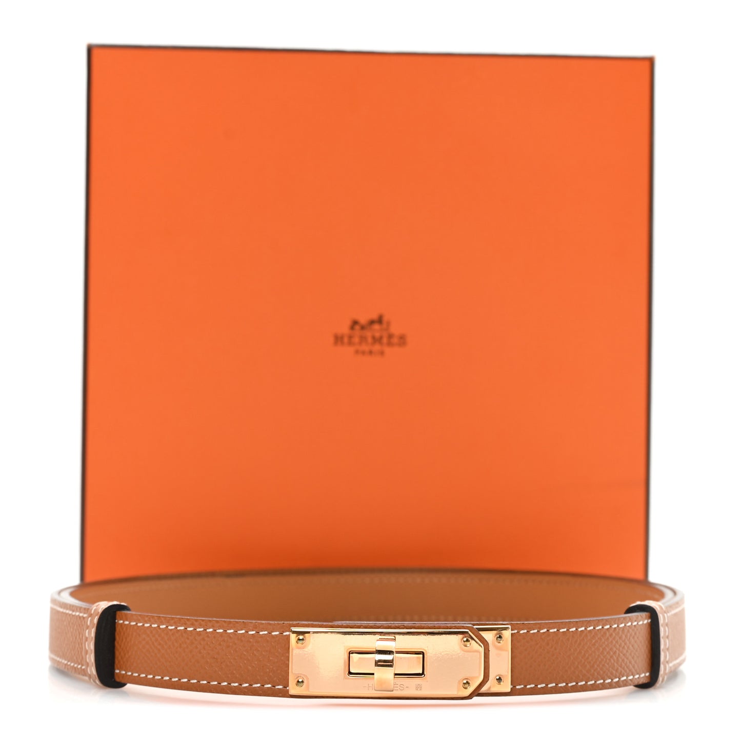 Epsom Kelly Belt Gold