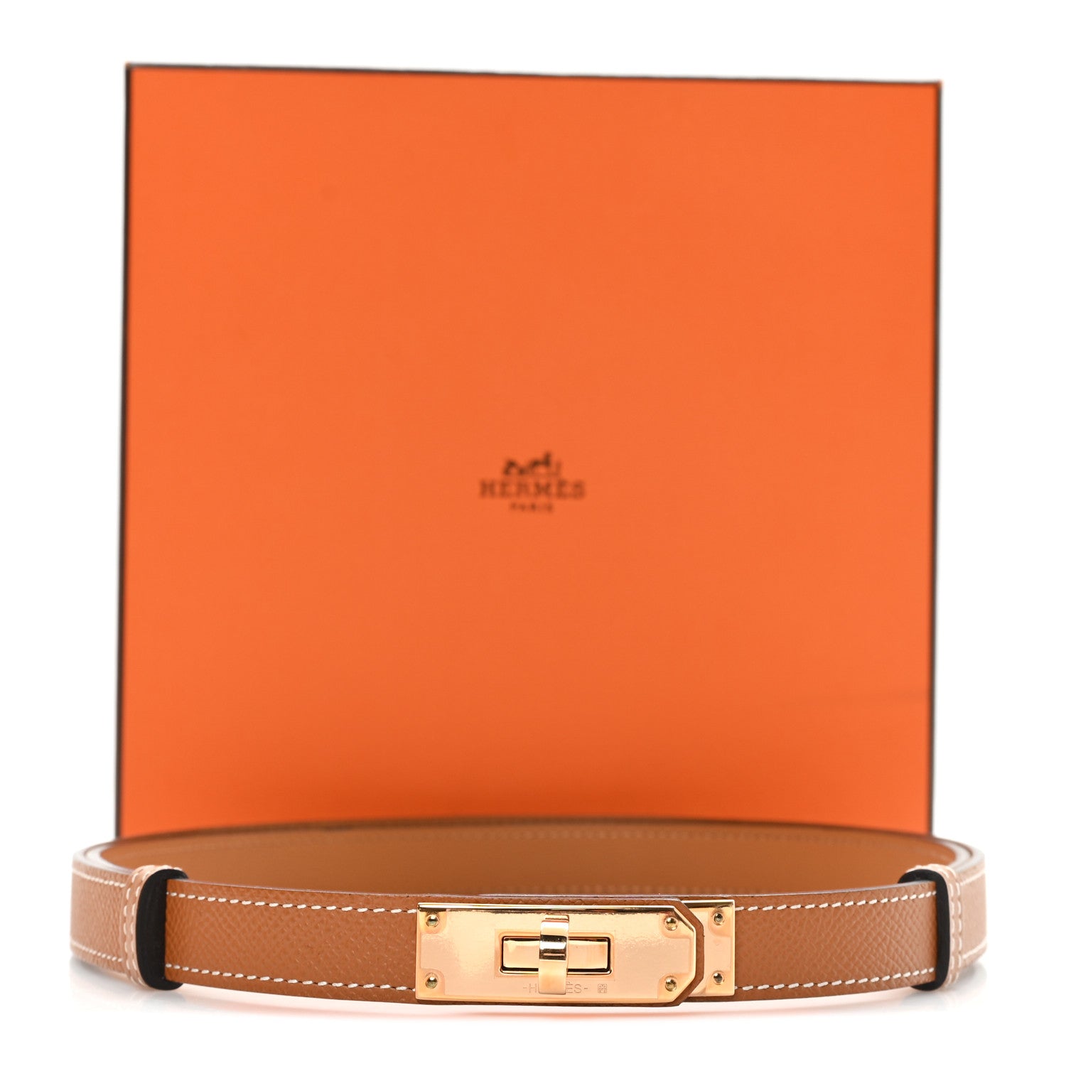 Hermes Epsom Kelly Belt Gold 4 of 4