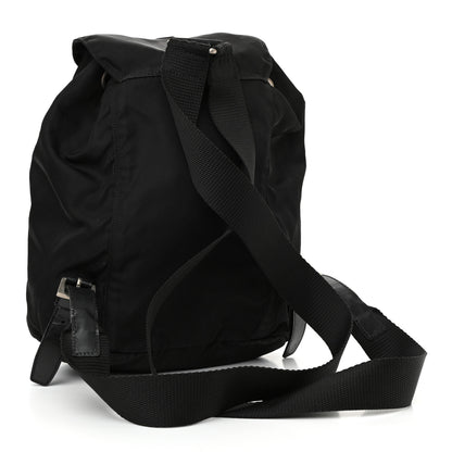 Prada Nylon Vela Mini Cinch Backpack Black 3 of 9