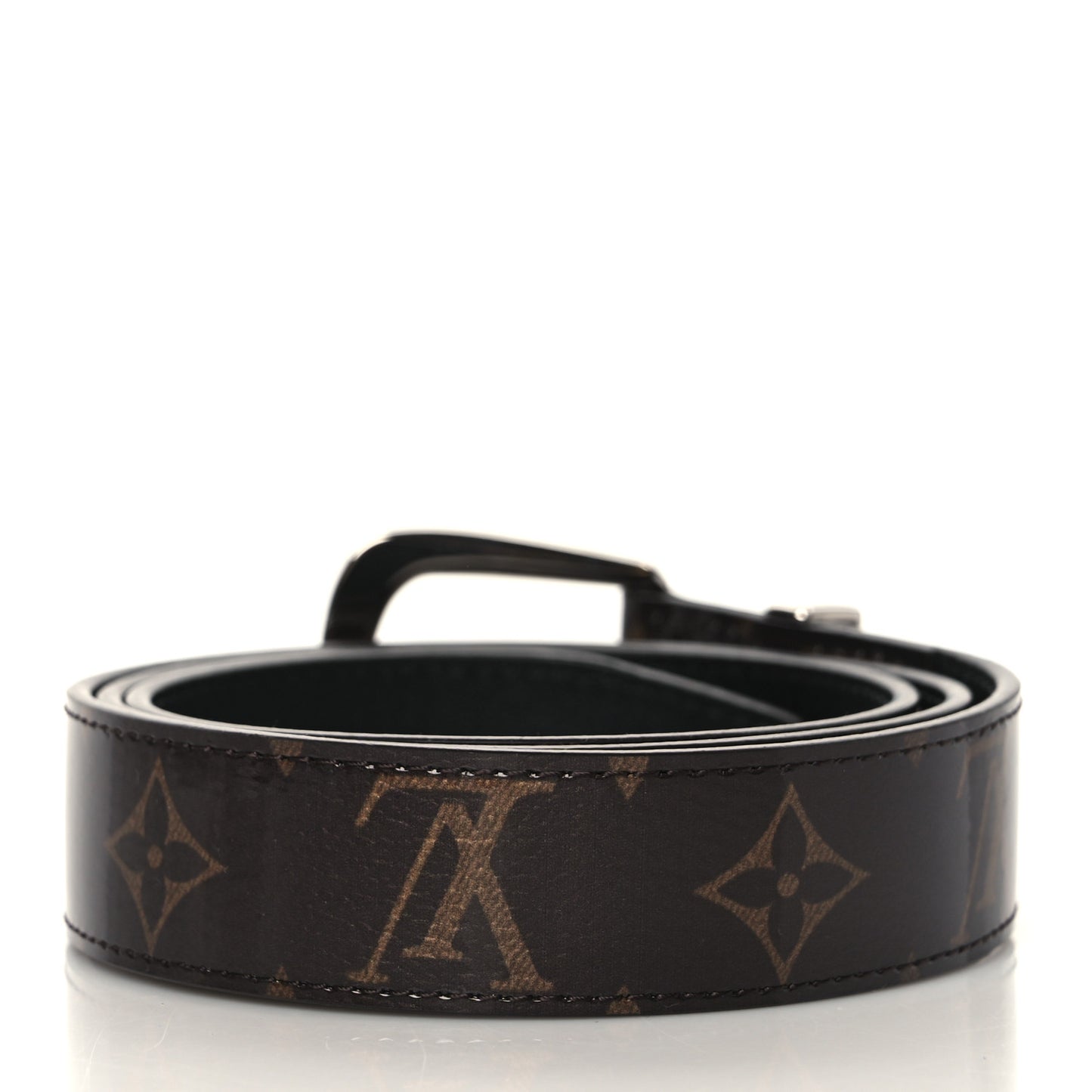 Monogram Glaze 30mm Ouest Belt 90 36