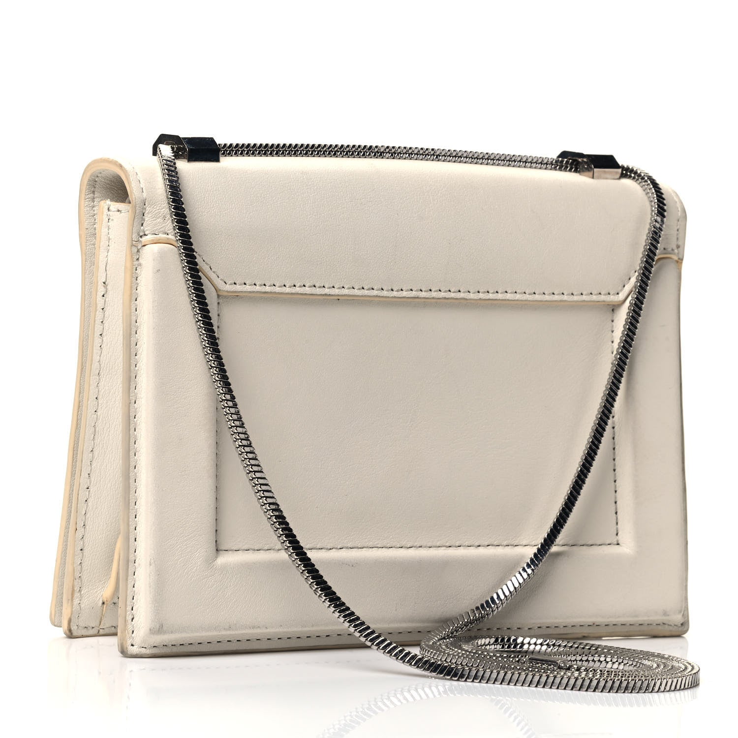 3.1 Phillip Lim Goatskin Mini Soleil Flap Bag White 2 of 5