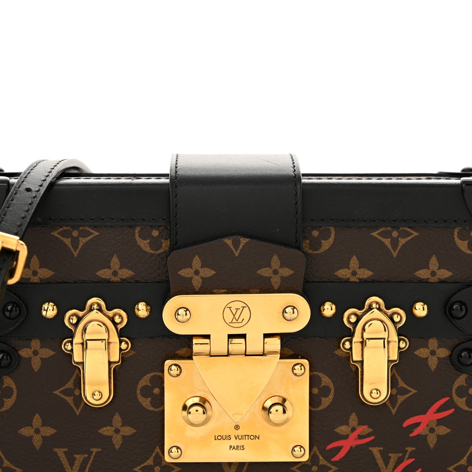 Louis Vuitton Monogram Petite Malle Black 7 of 12