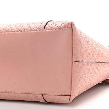 Gucci Soft Microguccissima Large Dome Satchel Soft Pink 11 of 12