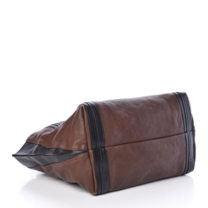 Chloe Calfskin Small Alison East West Tote Coffee Shot 4 of 9