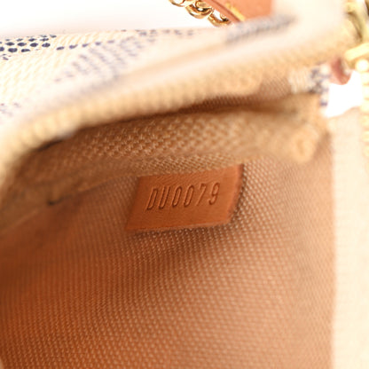 Louis Vuitton Damier Azur Mini Pochette Accessories 6 of 7