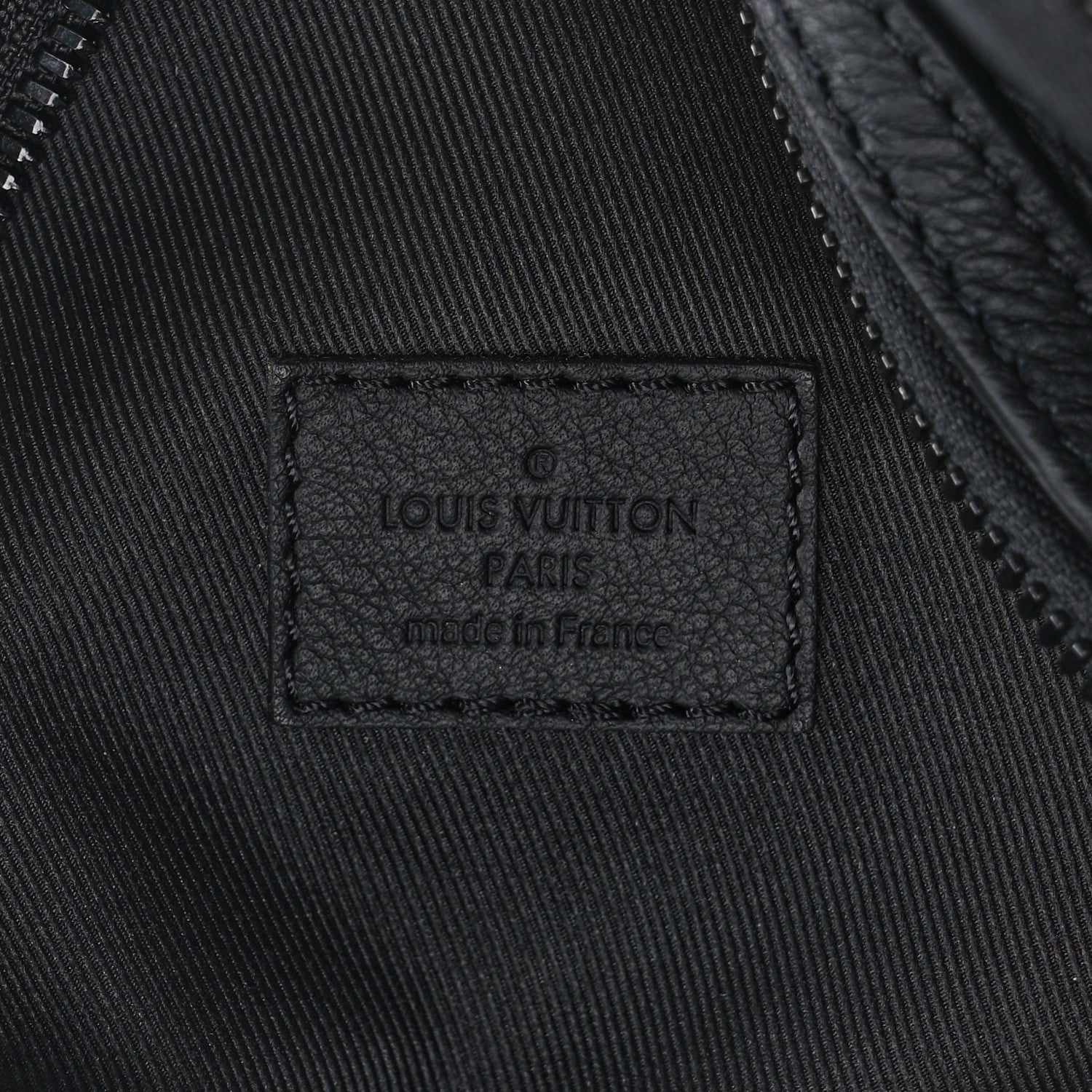 Louis Vuitton Calfskin Shadow Monogram Duo Slingbag Black 6 of 11