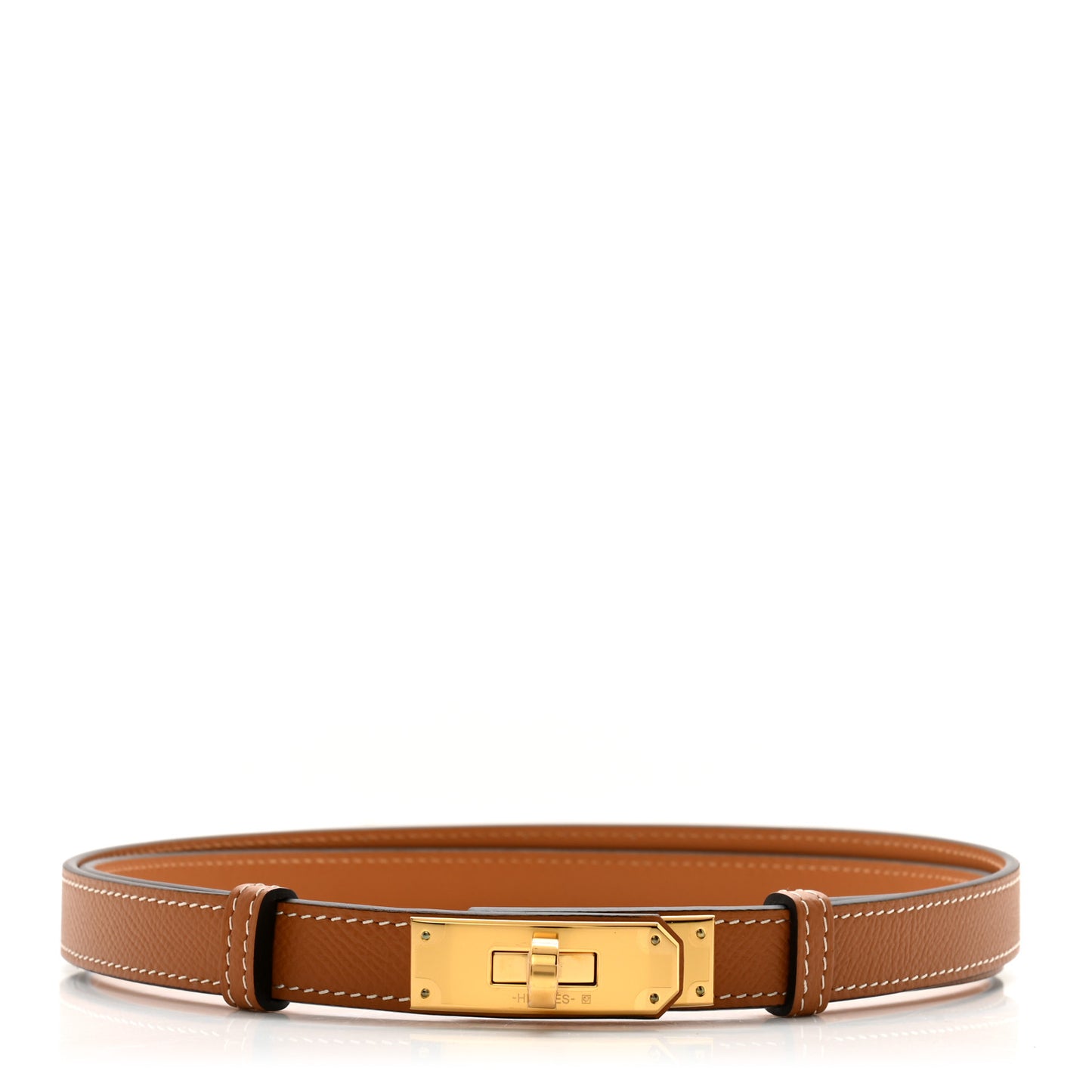 Epsom Kelly Belt Gold