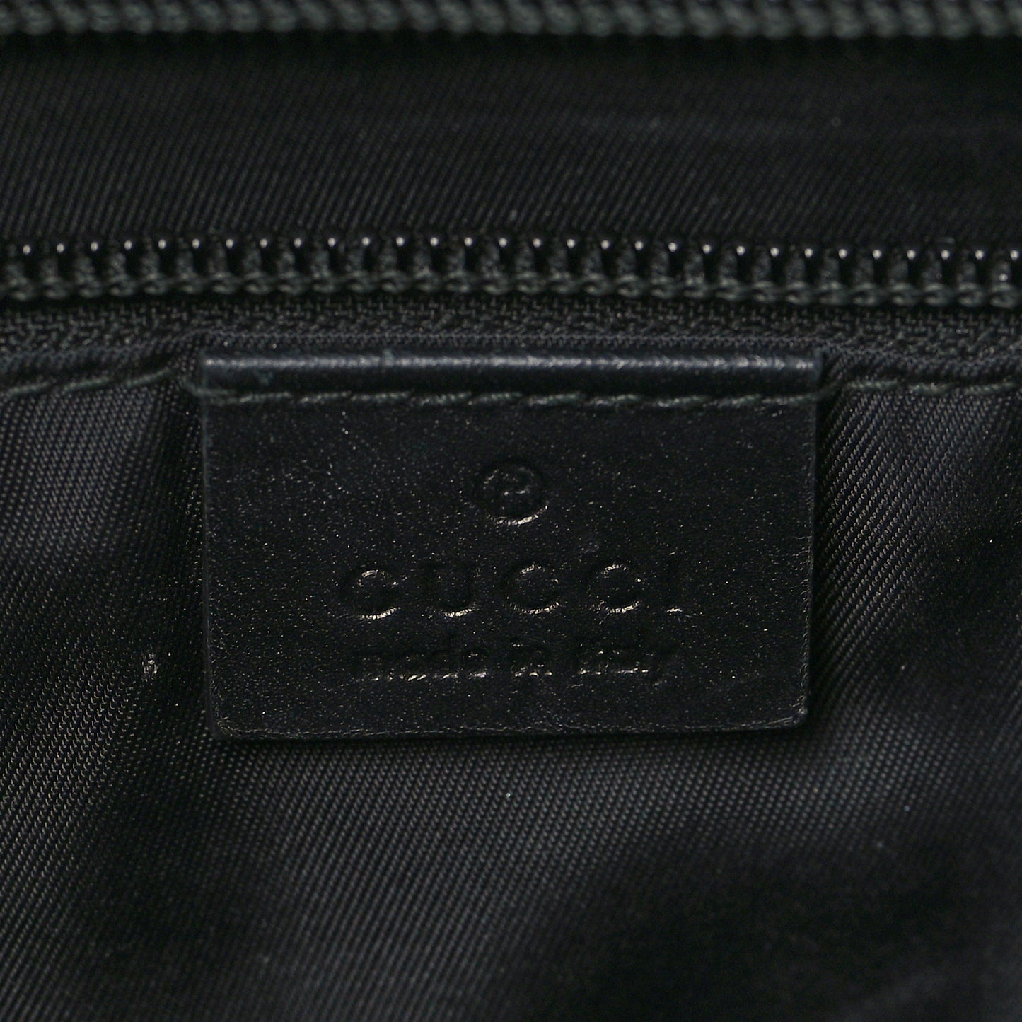 GG Supreme Monogram Web Messenger Bag Black