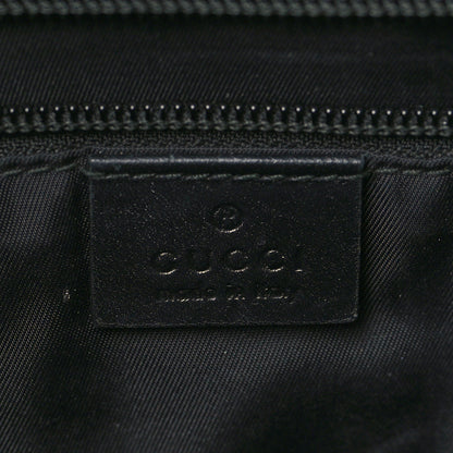 Gucci GG Supreme Monogram Web Messenger Bag Black 5 of 9