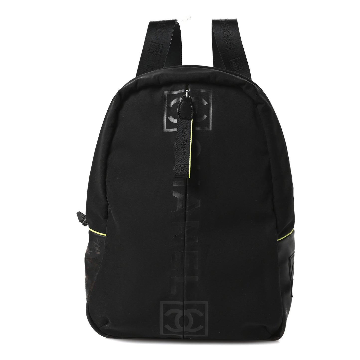 Nylon Sports Backpack Black