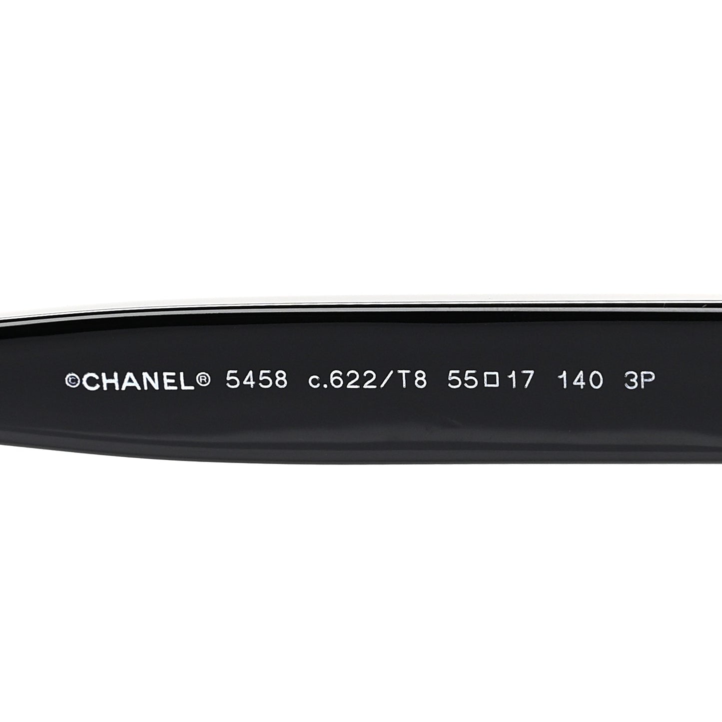 Acetate Pantos Logo Polarized Sunglasses 5458 Black