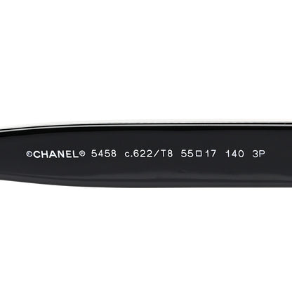 Chanel Acetate Pantos Logo Polarized Sunglasses 5458 Black 5 of 8