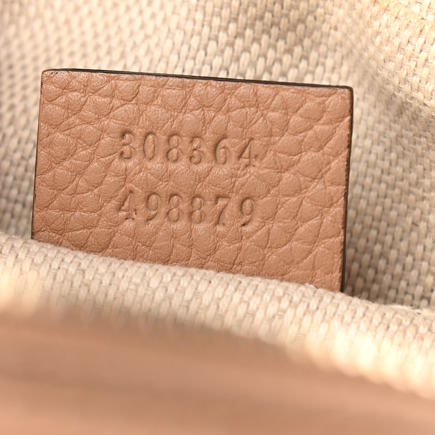 Gucci Pebbled Calfskin Small Soho Disco Bag Camelia 8 of 17