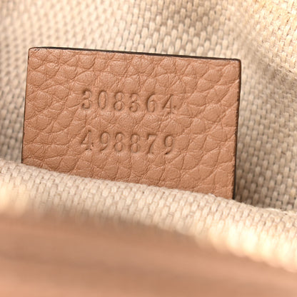 Gucci Pebbled Calfskin Small Soho Disco Bag Camelia 8 of 17