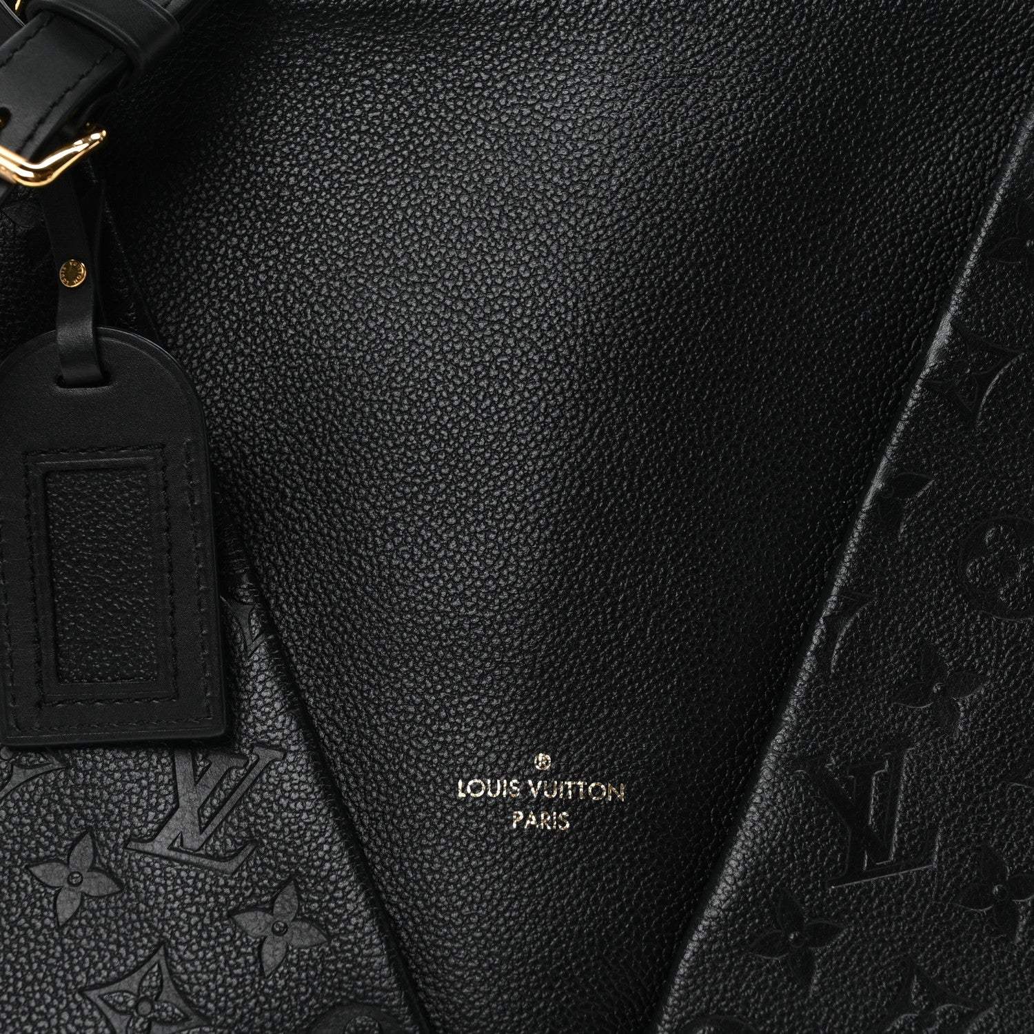 Louis Vuitton Empreinte V Tote MM Black 7 of 9