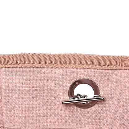 Chanel Canvas Deauville Small Tote Pink 11 of 15
