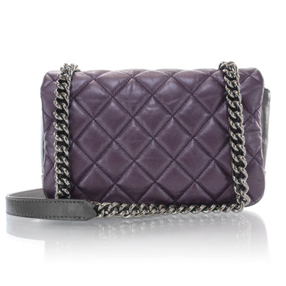 Chanel Calfskin Mineral Nights Mini Flap Dark Purple 3 of 10