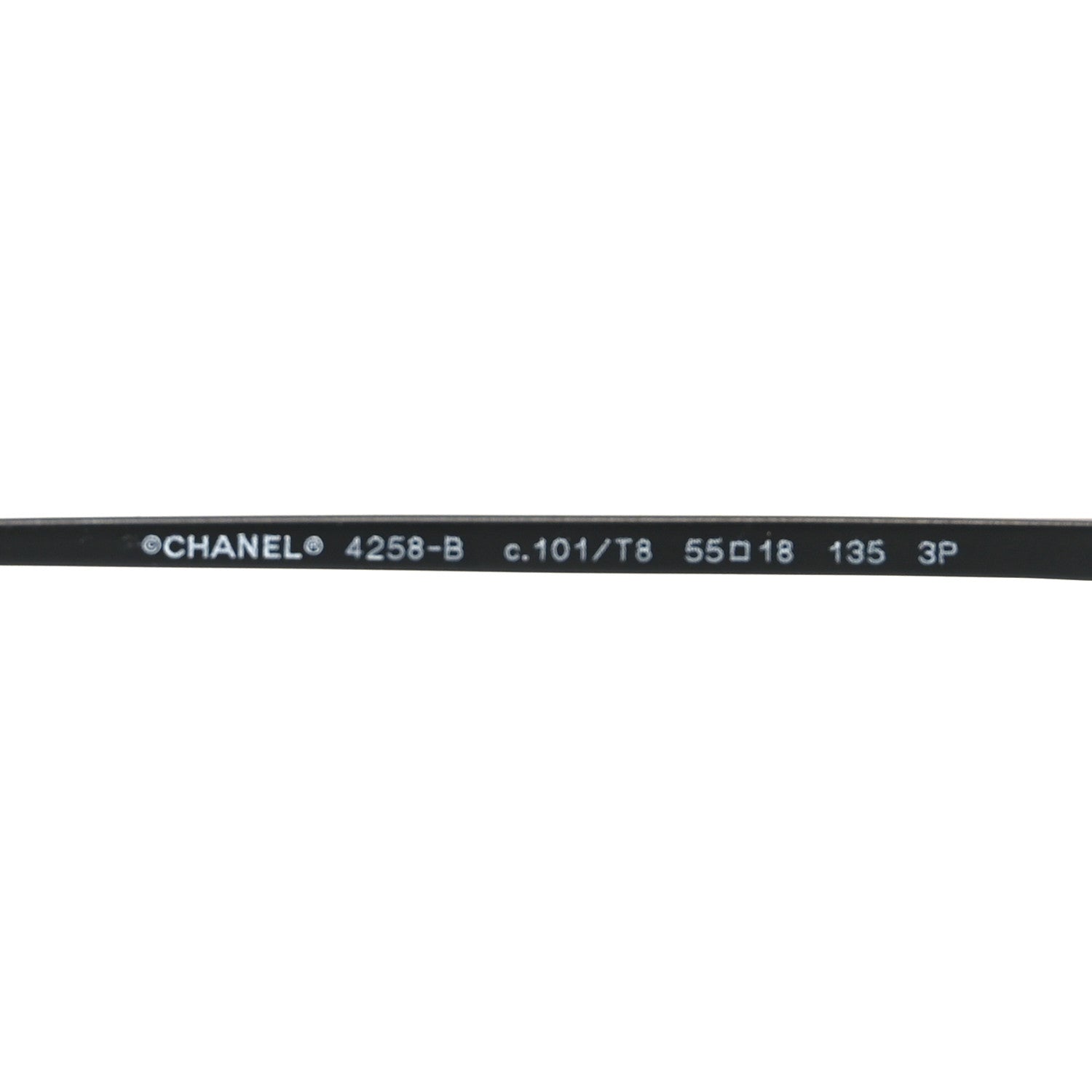 Chanel Metal Crystal Polarized Sunglasses 4258-B Black 5 of 8
