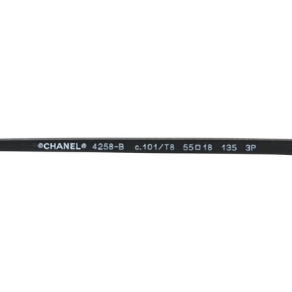 Chanel Metal Crystal Polarized Sunglasses 4258-B Black 5 of 8
