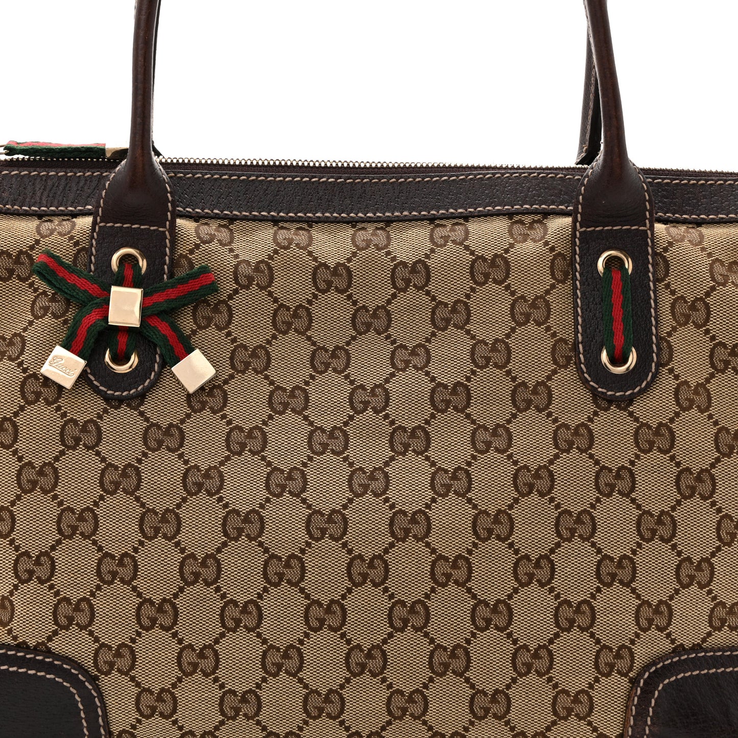 Monogram Medium Princy Tote Dark Brown