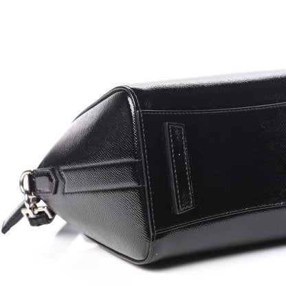 Givenchy Textured Patent Calfskin Mini Antigona Black 5 of 10