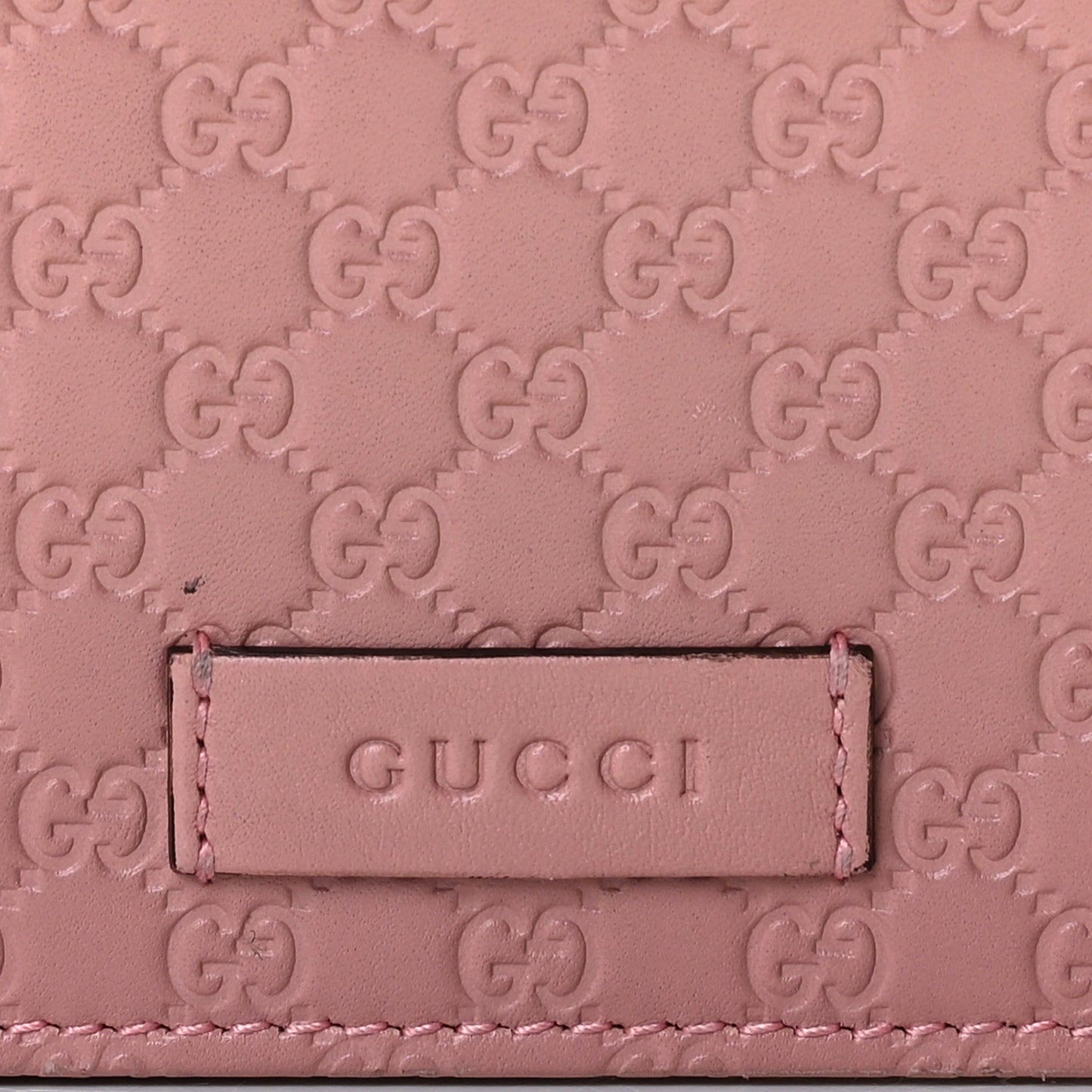 Microguccissima Crossbody Wallet Soft Pink