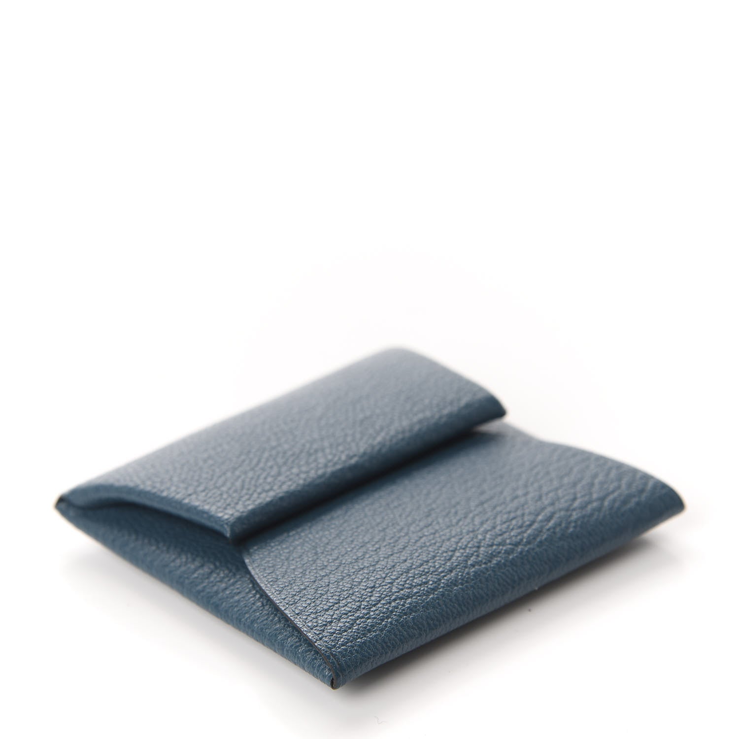Hermes Chevre Mysore Bastia Coin Purse Vert Bosphore 4 of 8