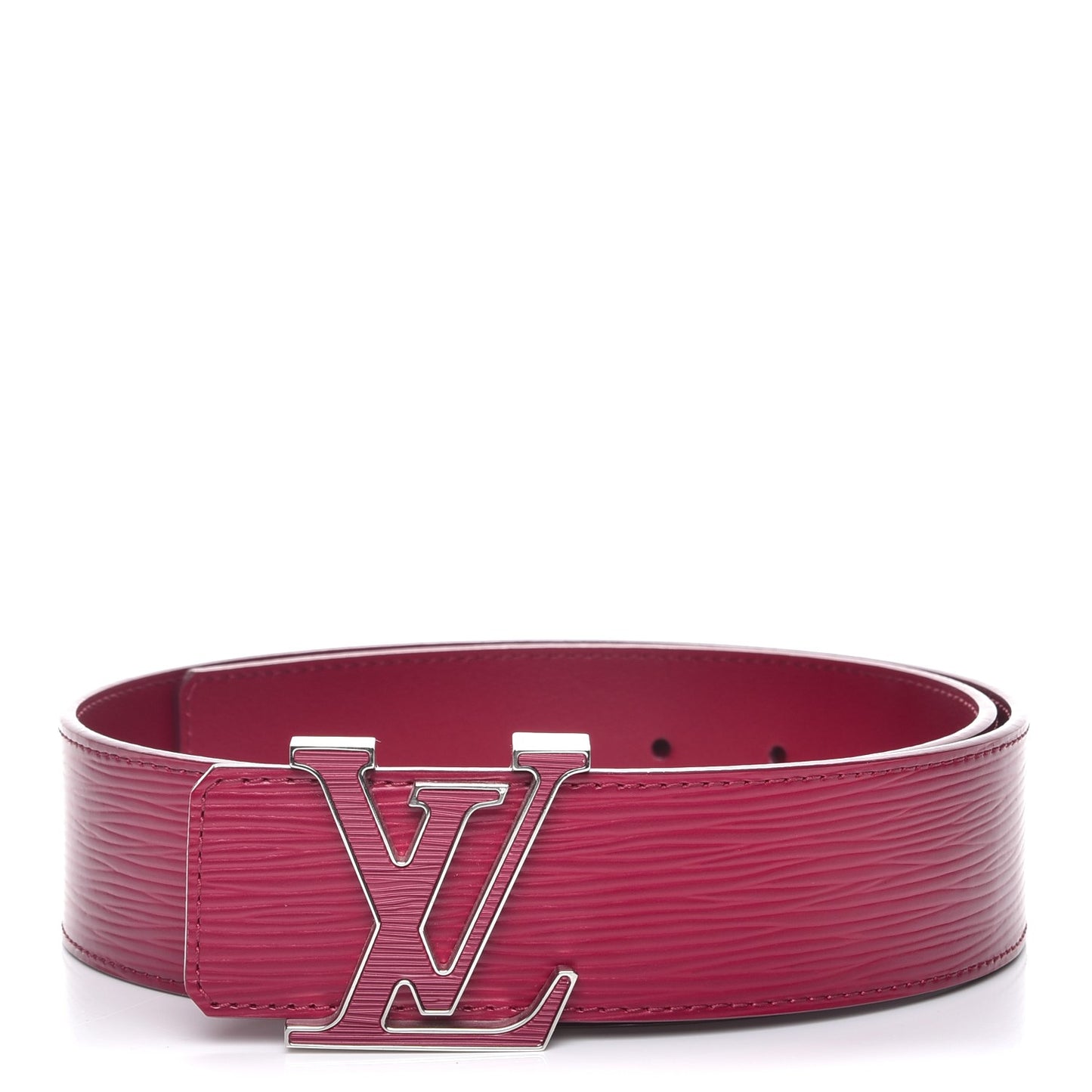 Epi LV Initiales Belt 75 30 Fuchsia