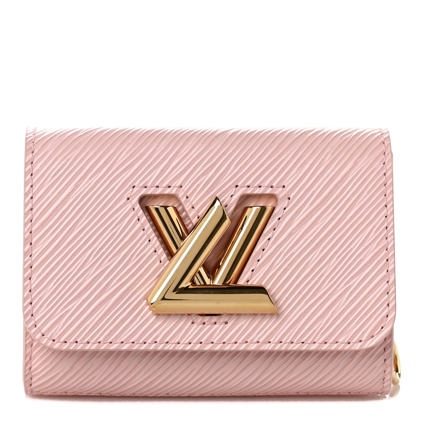 Epi Twist Card Case Rose Ballerine