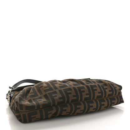 Fendi Zucca Small Chef Shoulder Bag Tobacco 4 of 8