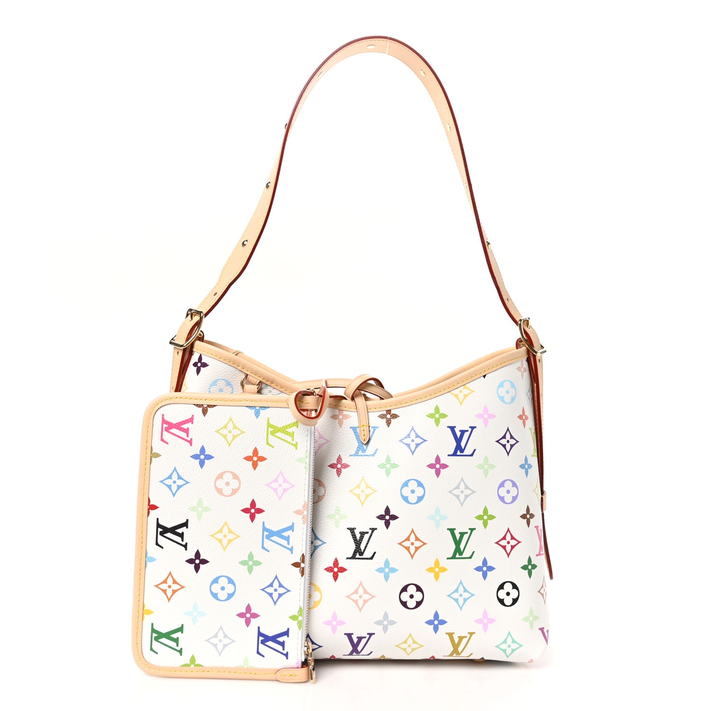 LV X TM Monogram Multicolor CarryAll PM White