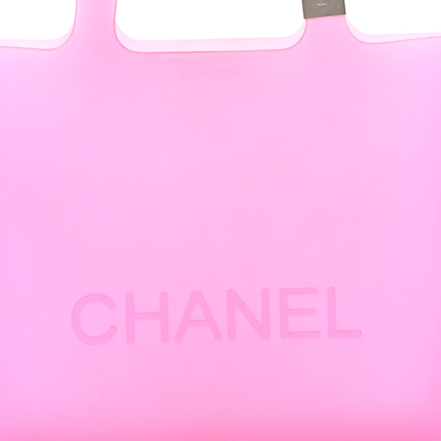 Jelly Rubber Tote Pink