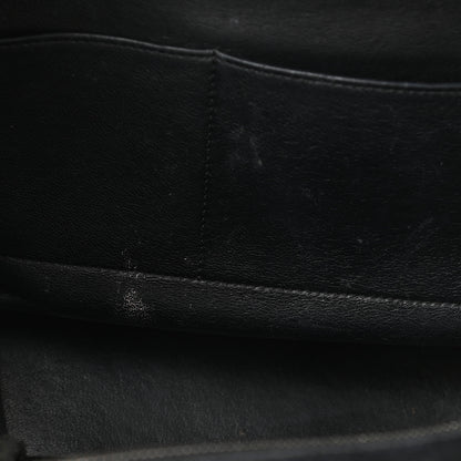 Celine Drummed Calfskin Suede Medium Trapeze Black 9 of 11