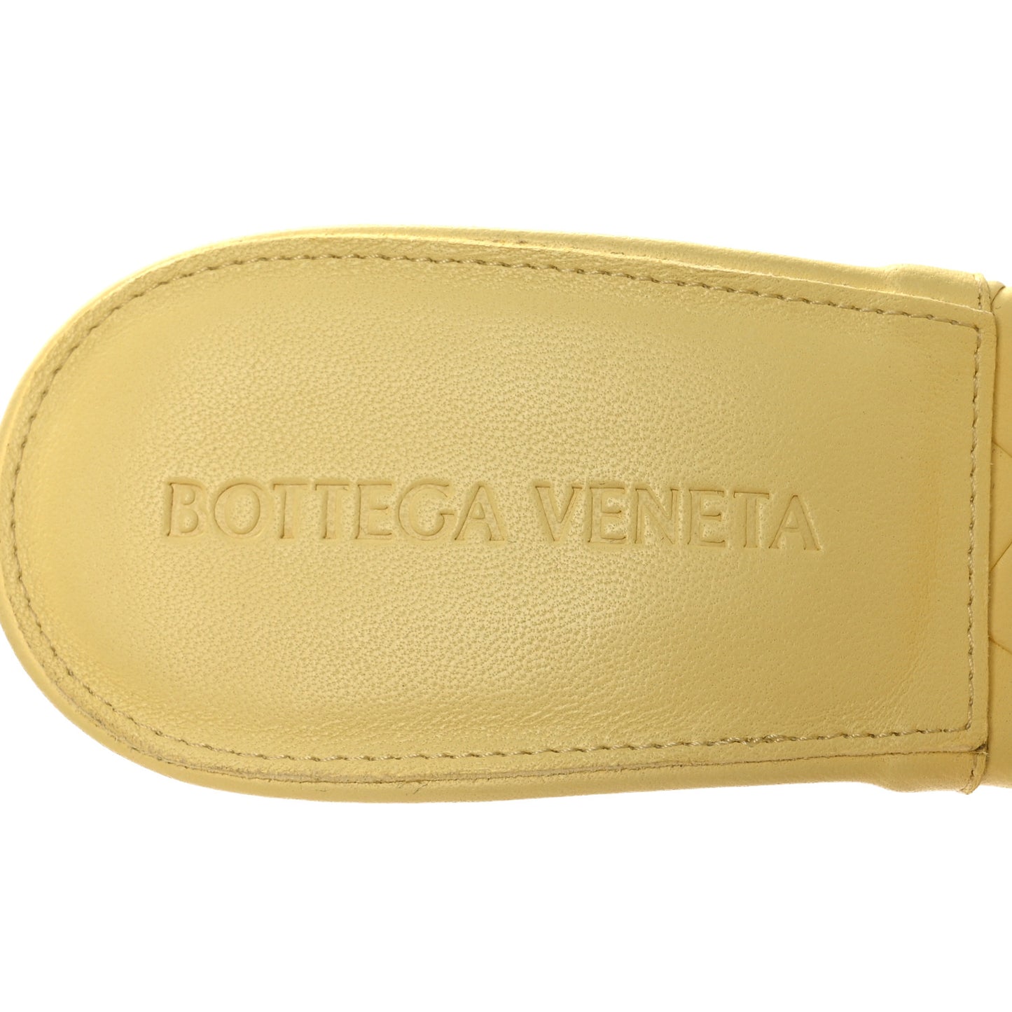 Nappa Maxi Intrecciato Lido 90mm Mule Sandals 37 Lemonade