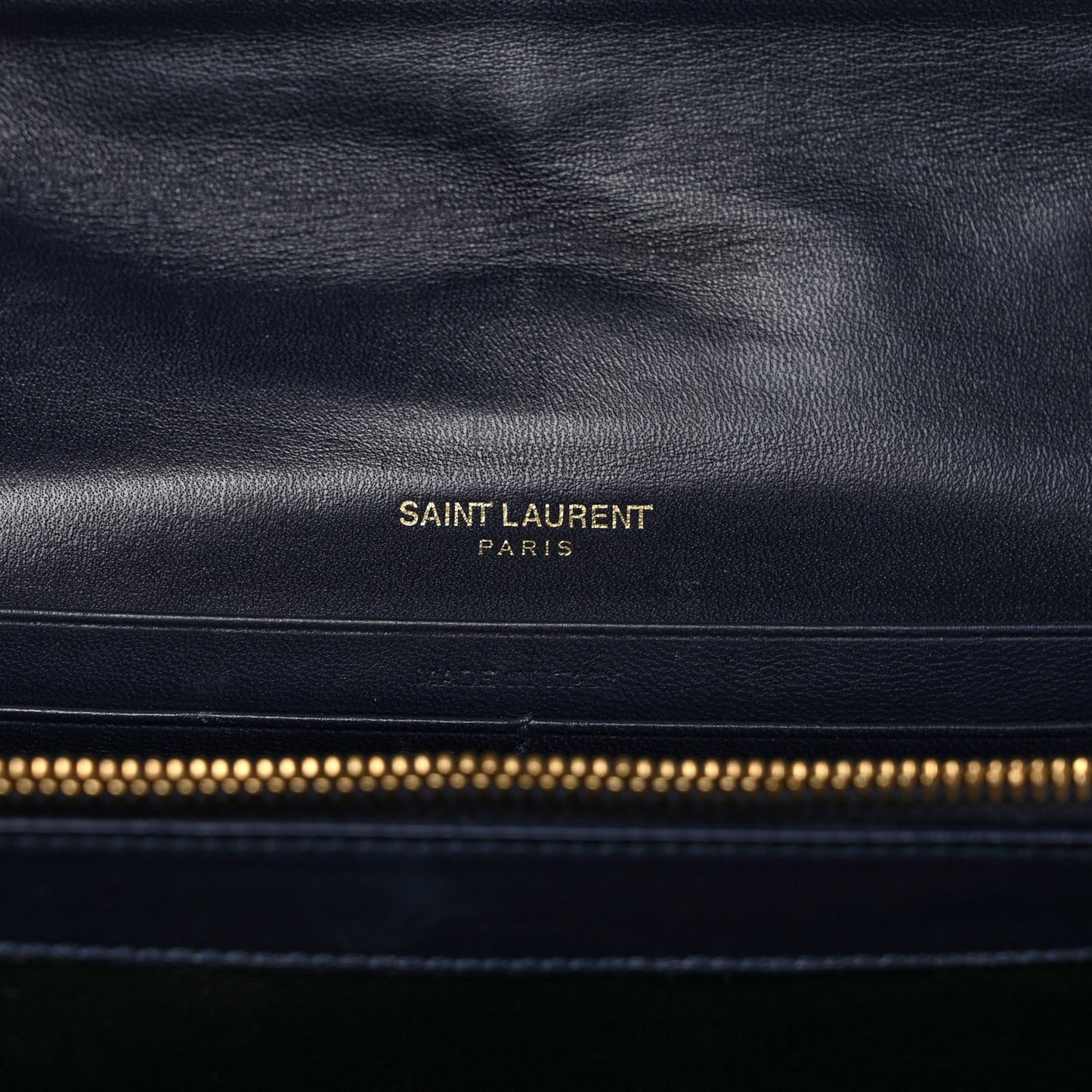 Patent Calfskin Matelasse Monogram Medium Vicky Chain Bag Blue