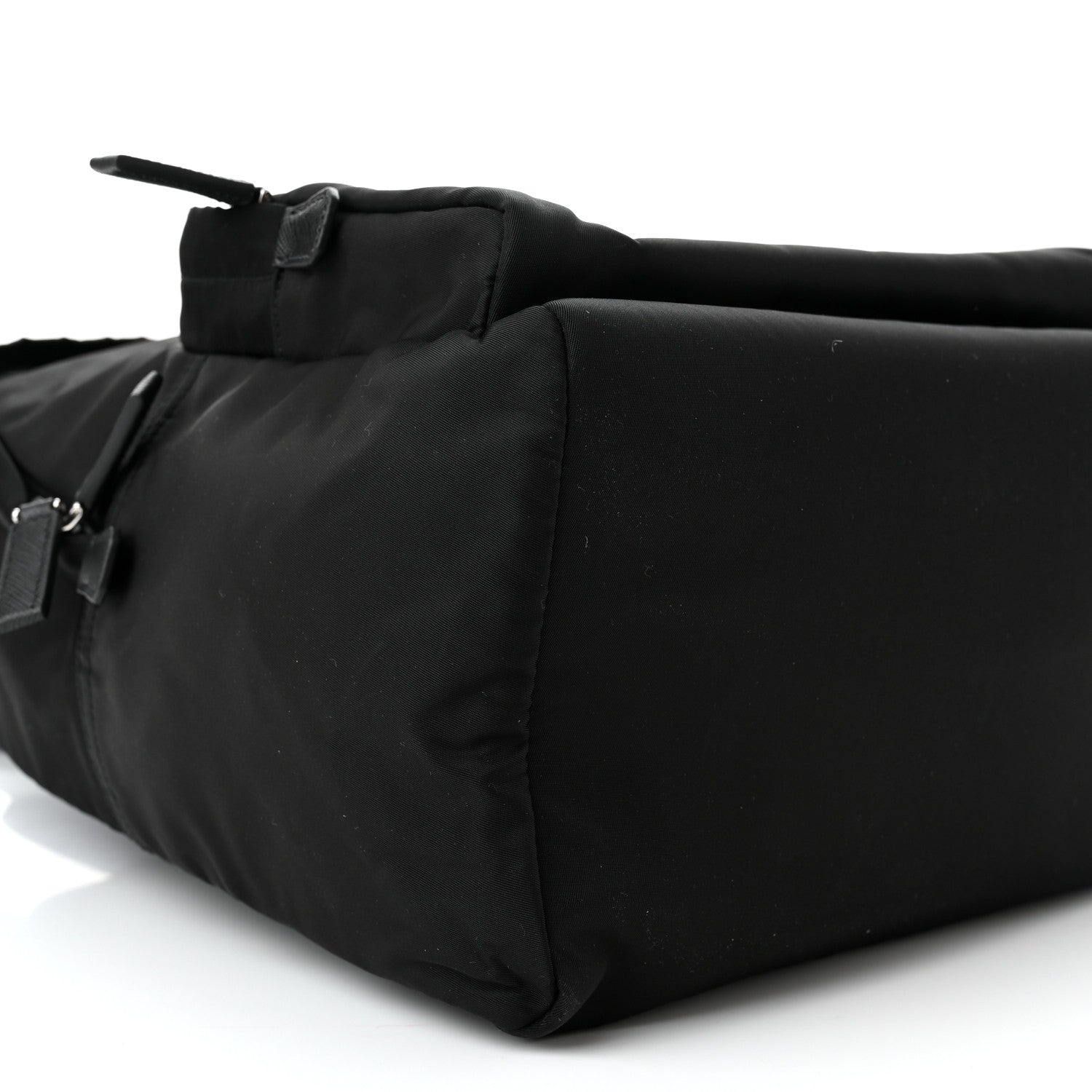 Prada Nylon Tessuto Saffiano Backpack Black 9 of 11