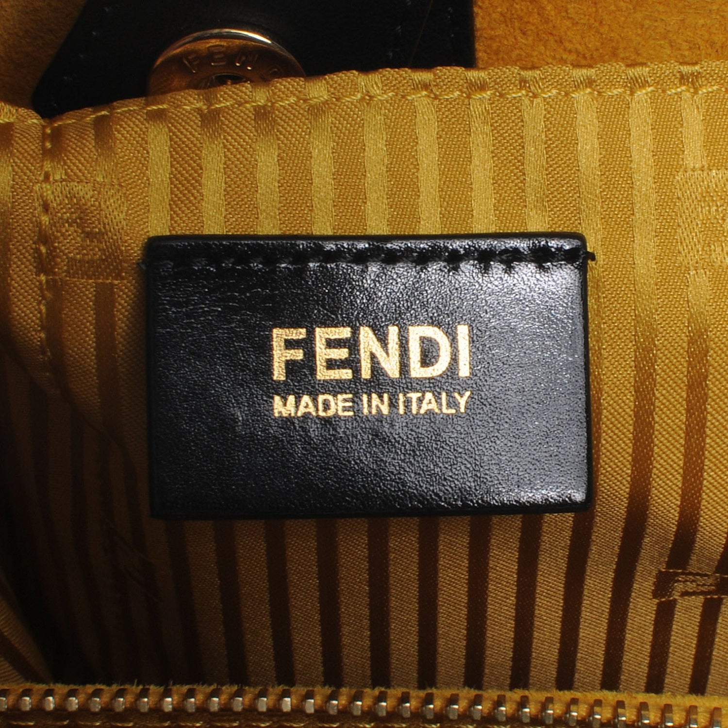 Fendi Vitello Colorblock Medium 2Jours Tote White Multicolor Girasole Black 8 of 9