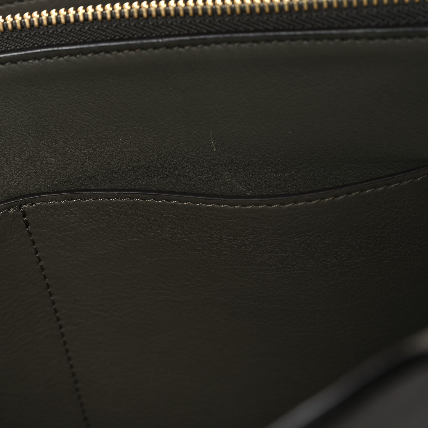 Supple Natural Calfskin Medium Tri-Fold Bag Stone