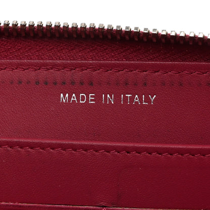 Chanel Patent Quilted Brilliant Zip Around Wallet Red 7 of 10