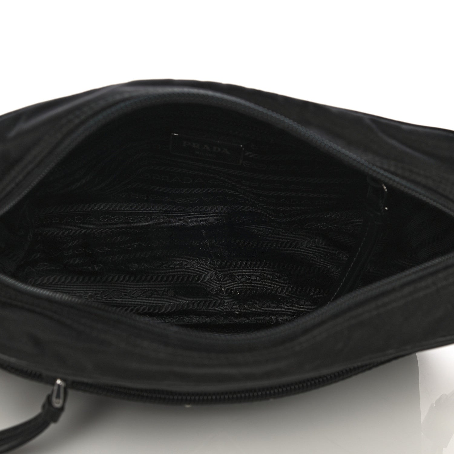 Prada Tessuto Nylon Studded New Vela Shoulder Bag Black 4 of 9