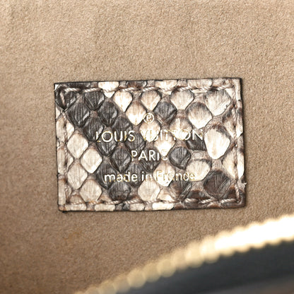 Louis Vuitton Snakeskin Monogram Pallas Black 6 of 9