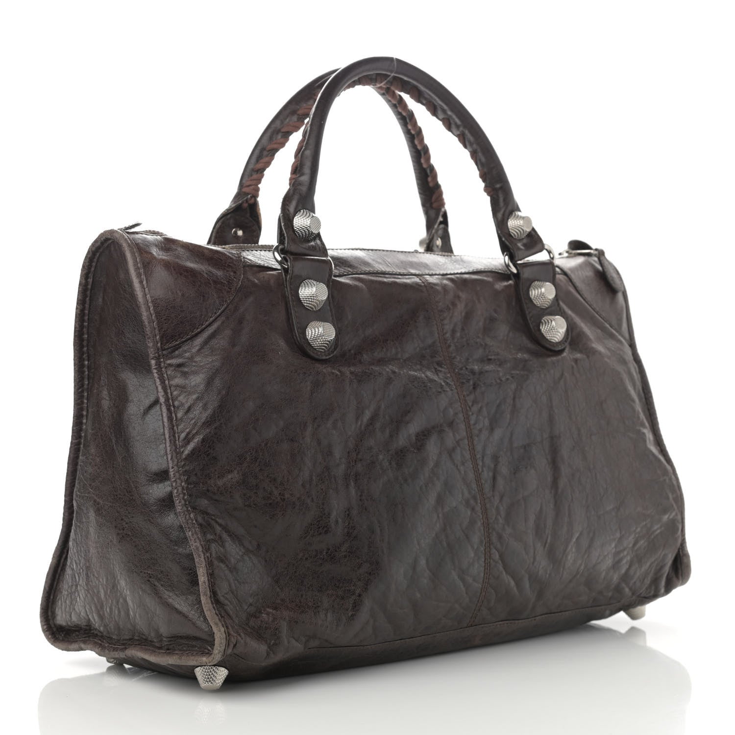 Balenciaga Agneau Giant 21 Silver Hardware Work Charbon 3 of 13