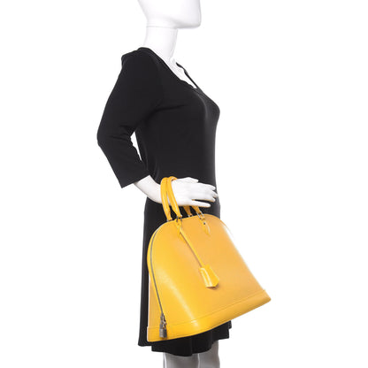 Louis Vuitton Epi Alma GM Citron 3 of 8