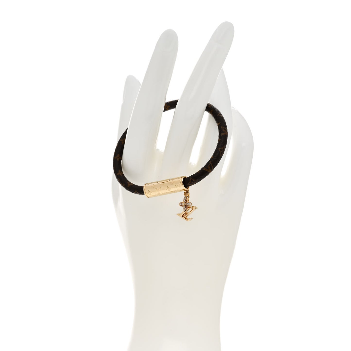 Monogram Crystal LV Push Bracelet 17